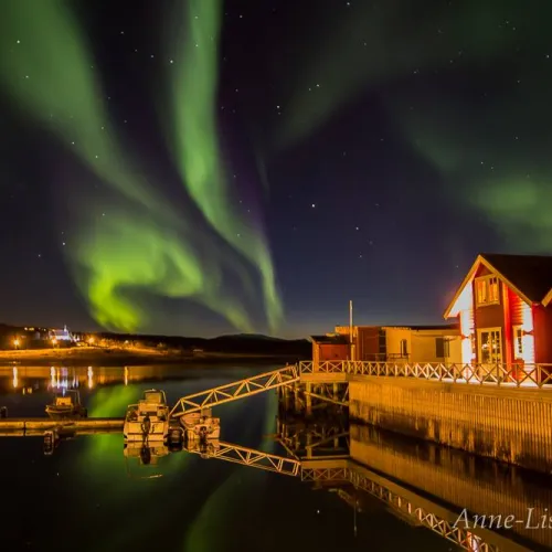 Northern Lights at XLyngen in northern Norway
