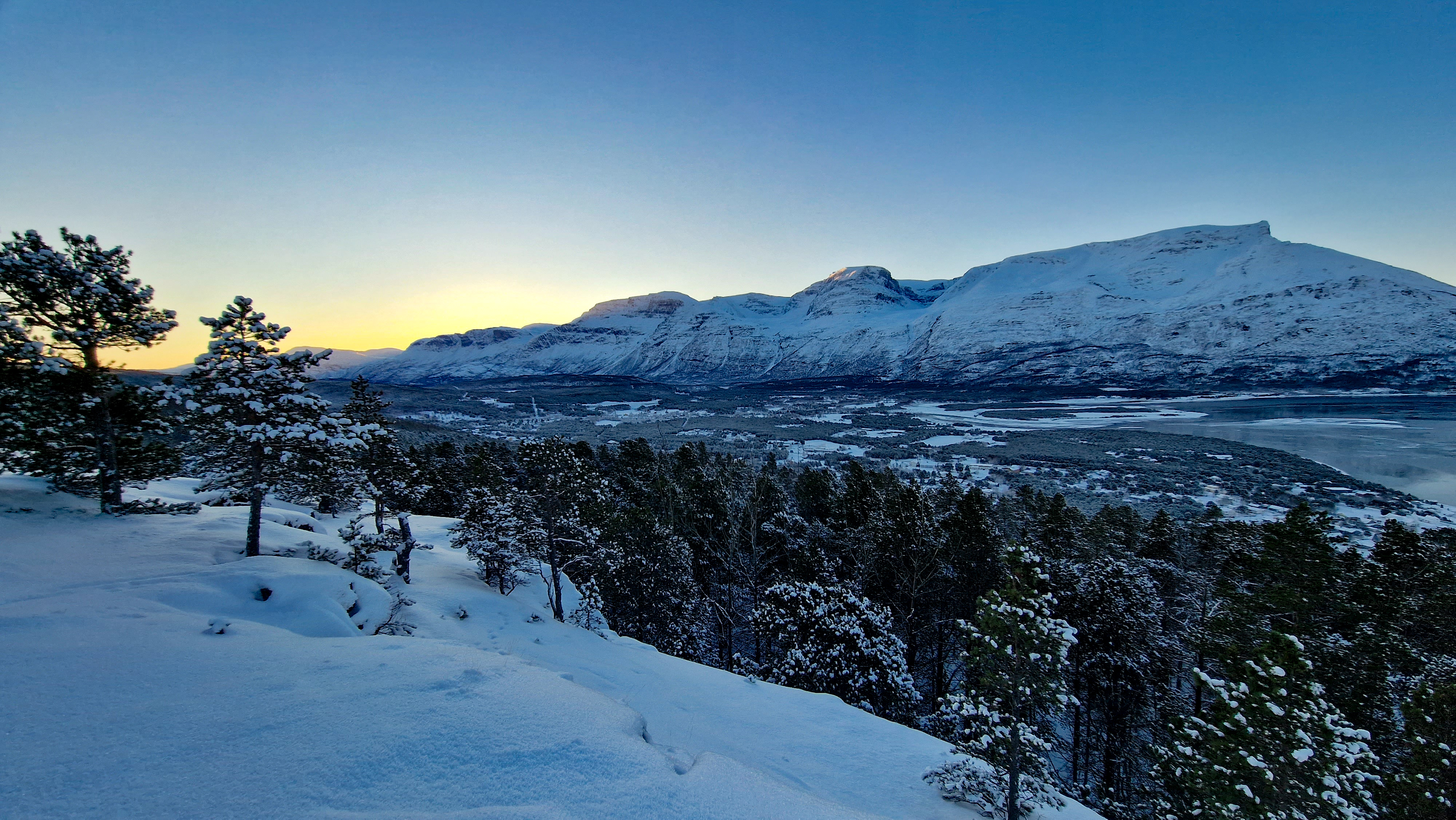 Svarteberget en vinterdag