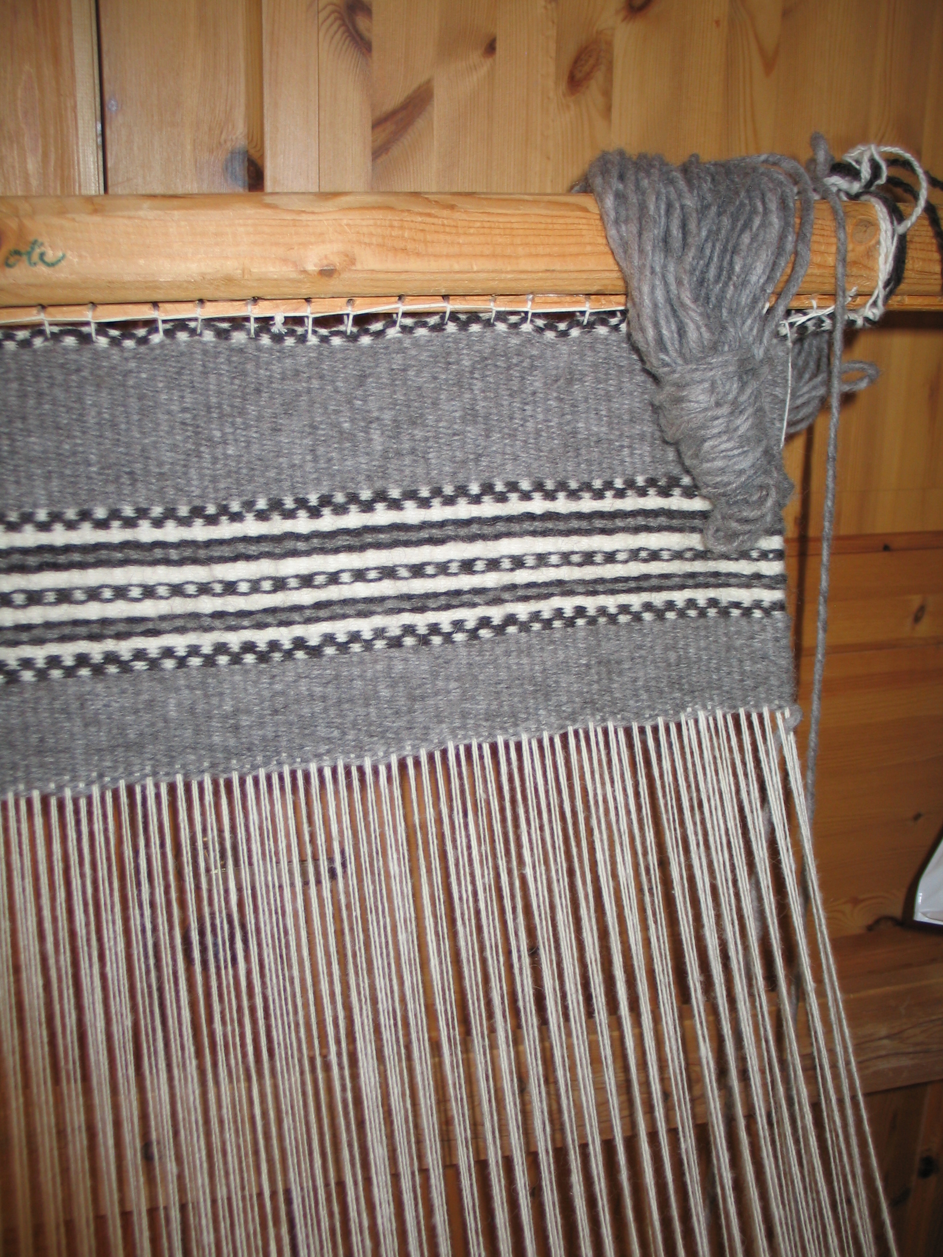 A warp weighted loom