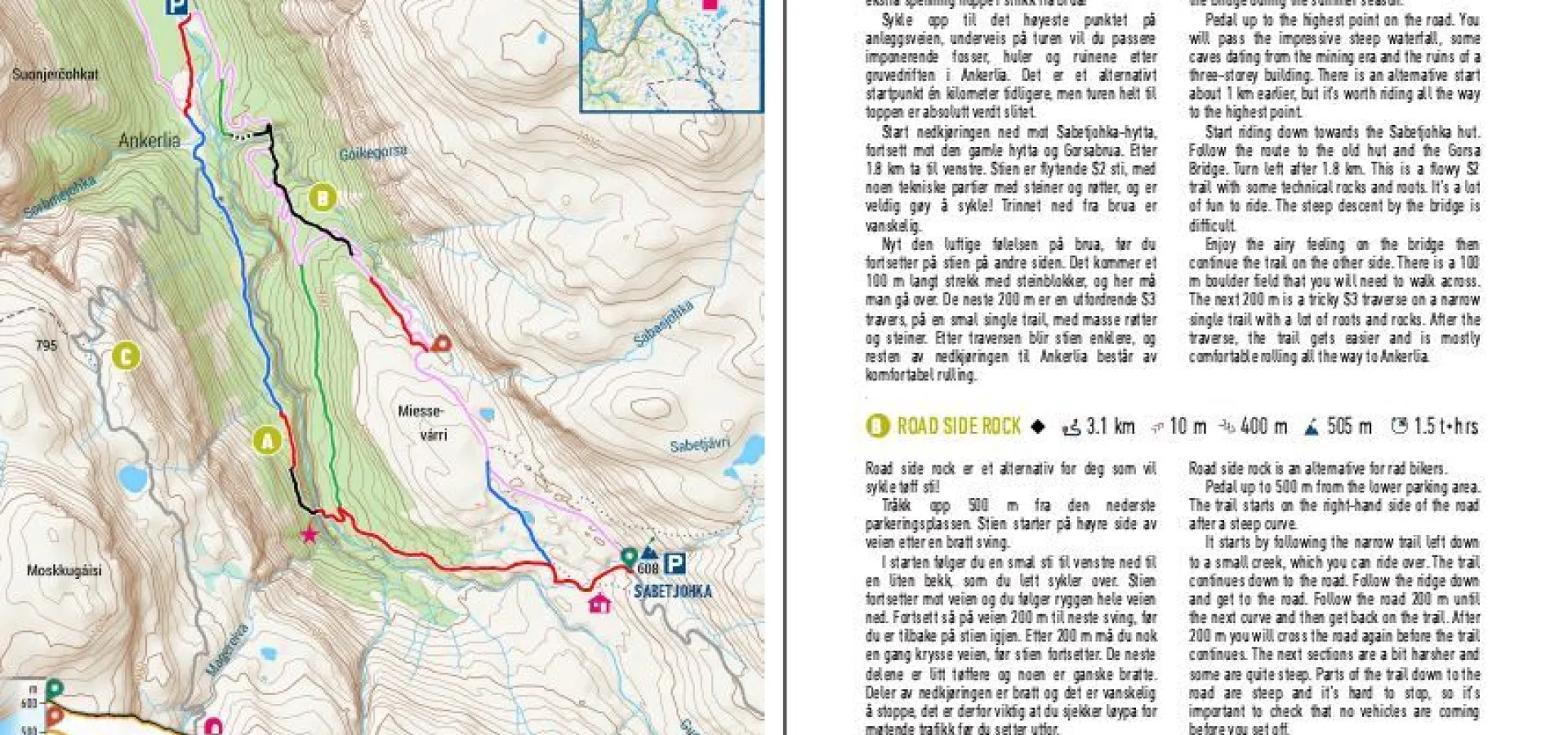 Stisykkelbrosjyre - Lyngenfjordregionen