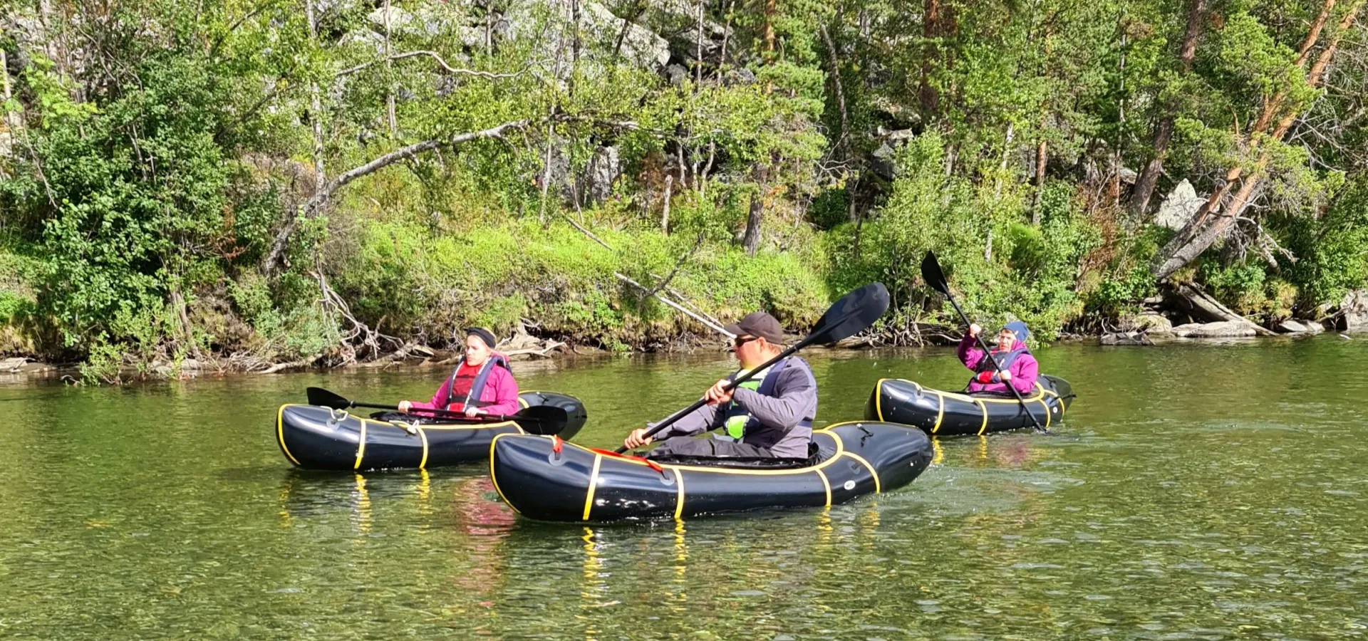 Packraft Reisa river