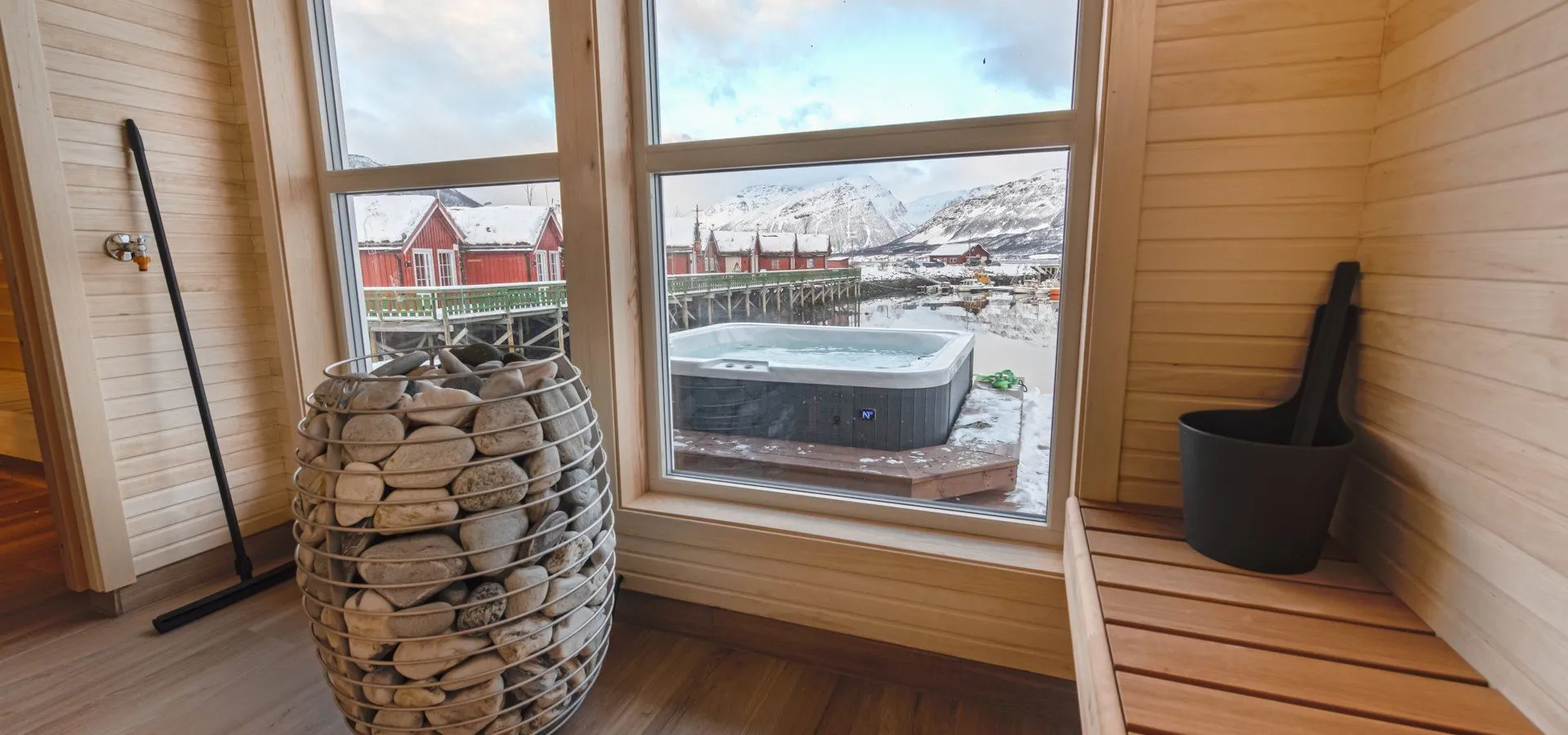 Sauna, Manndalen Sjøbuer