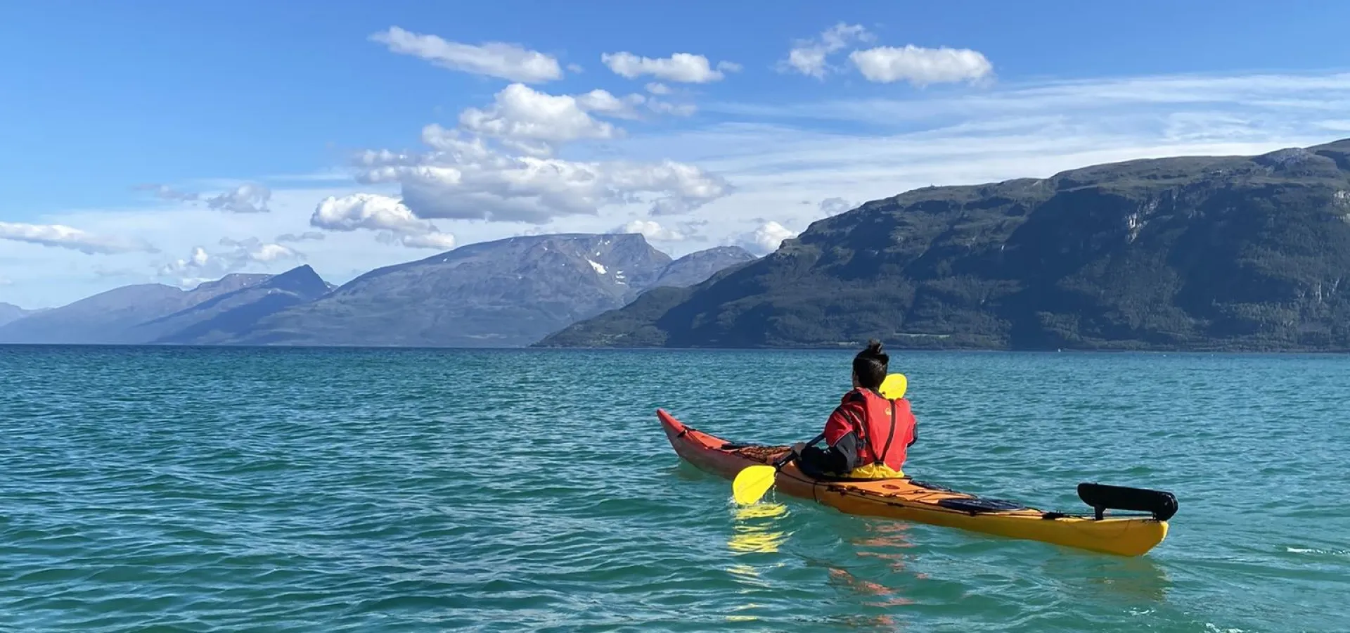 Kayaking in the summer