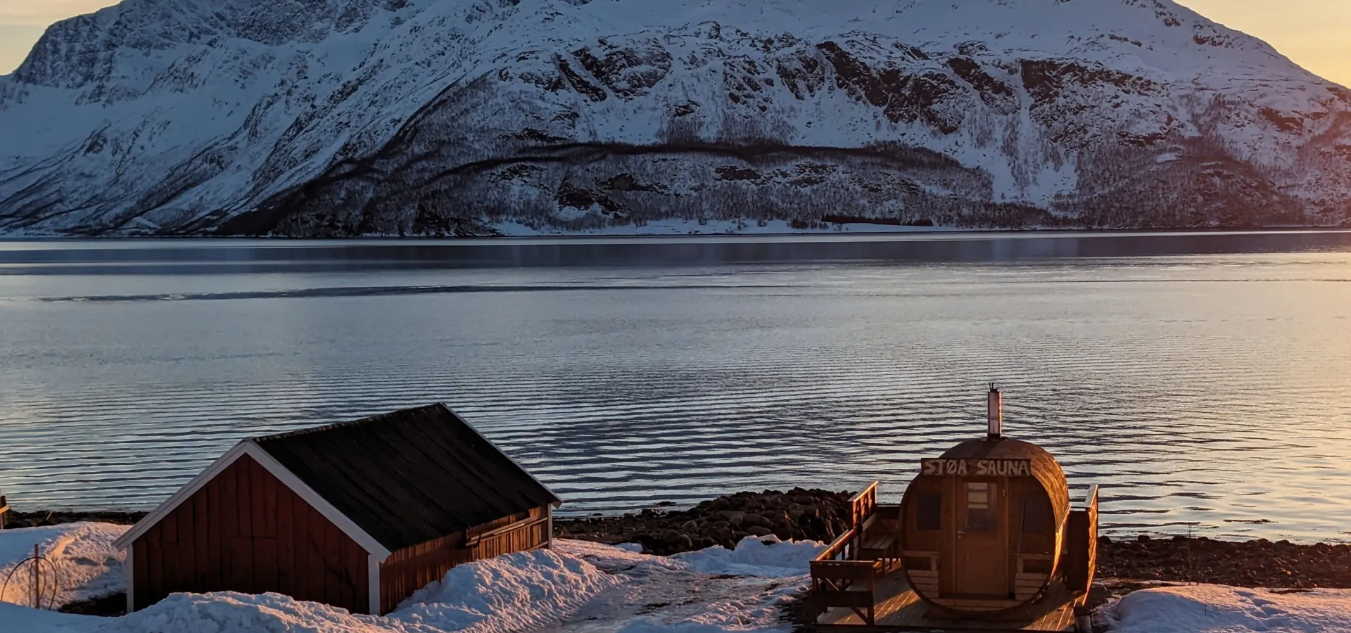 Sauna ved fjorden