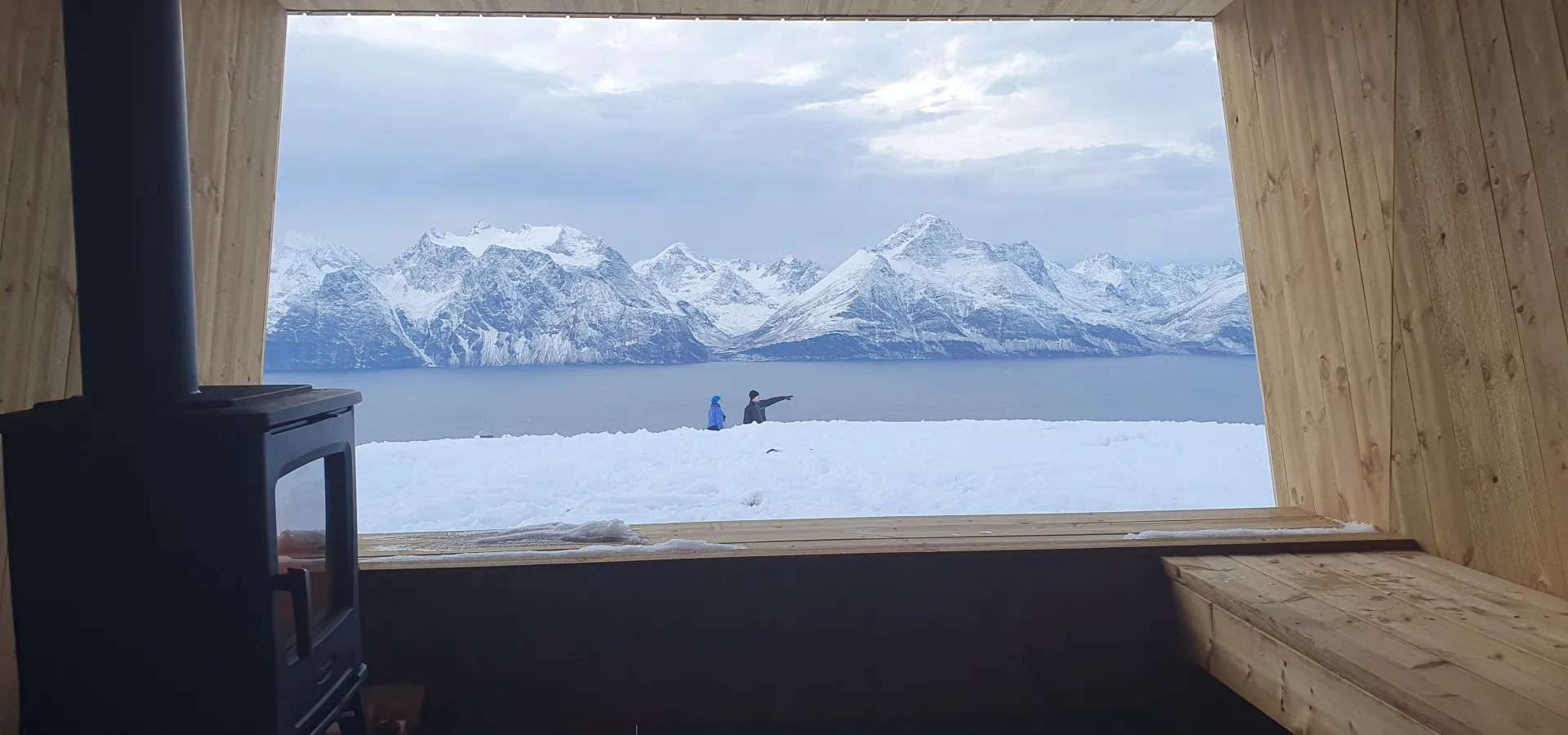 Utsikt over Lyngsalpene fra Dalberghytta