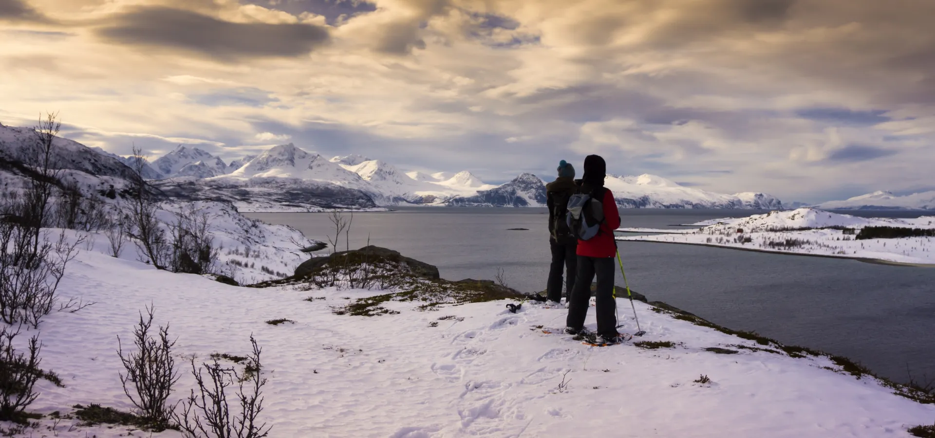 Snowshoeing at Uløya, Arctic Panorama Lodge, Northern Norway