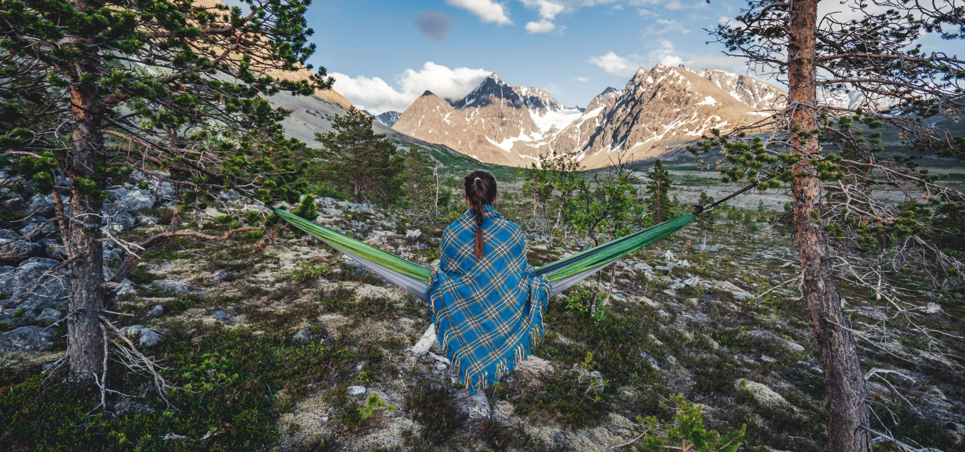 Hammock by Blåisvatnet i Nord-Lenangen