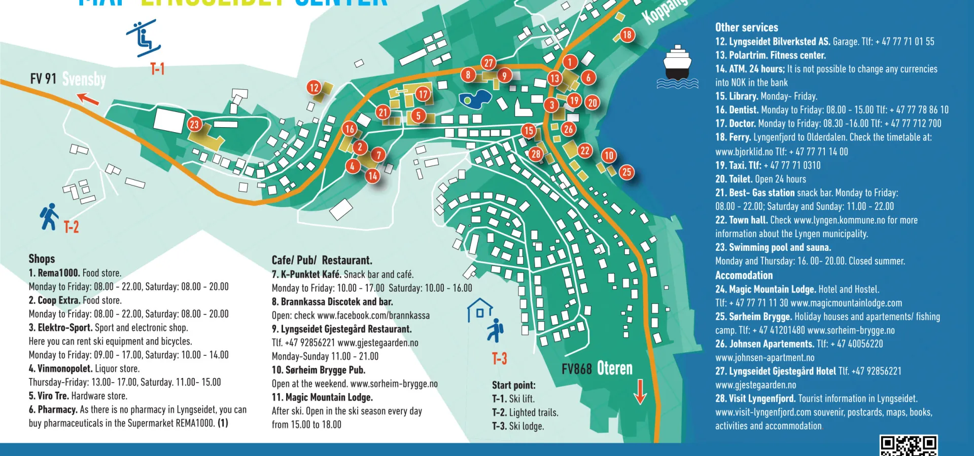 Map of Lyngseidet and info