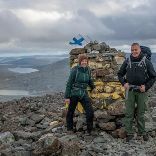 Turgåere på Halti fjellet