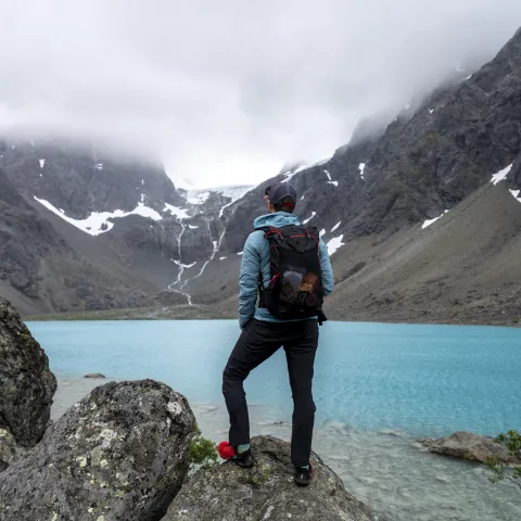 Blåisvatnet i Sør-Lenangen, Lyngen