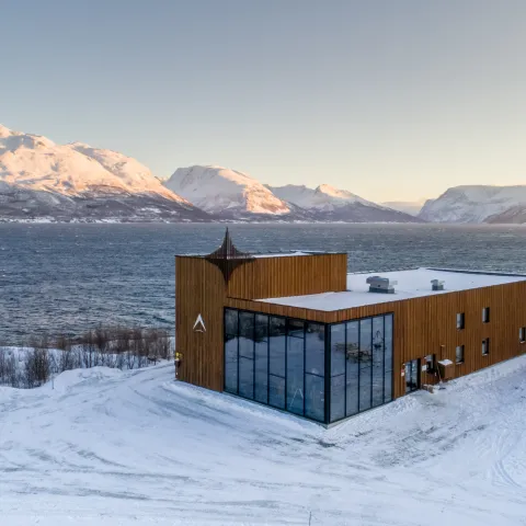 Aurora Spirit Distillery in winter