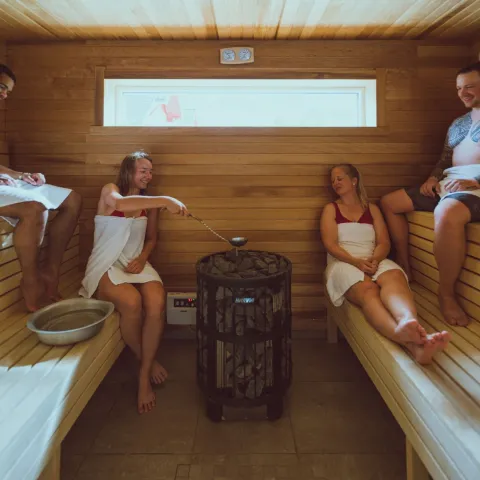 Sauna at XLyngen, Northern Norway