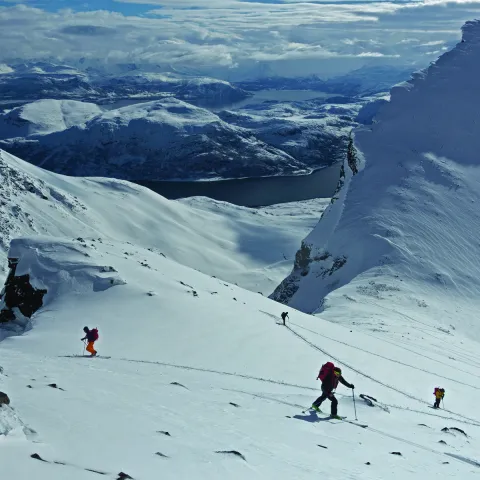 Topptur Storsandnestinden - Kågen, Skjervøy, Nord Norge