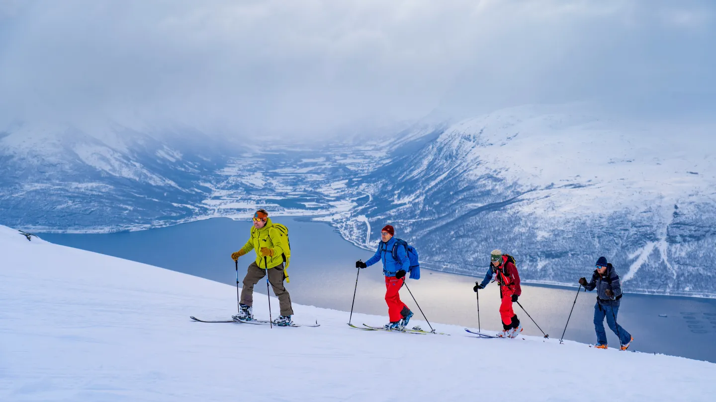 Skiing in Kåfjord