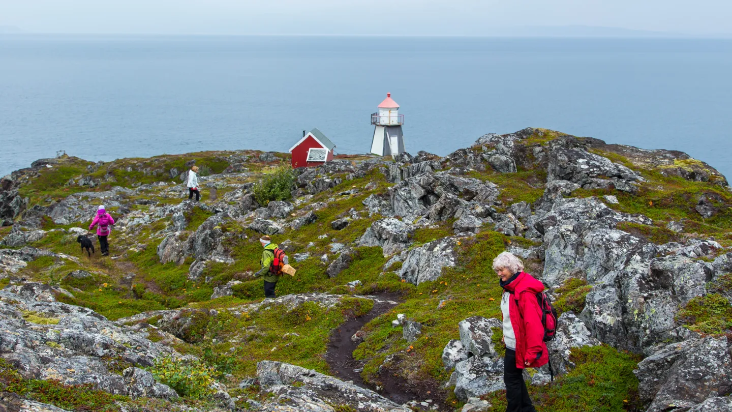 Lyngens ytterste punkt Lyngstuva i Nord-Lenangen i Nord-Norge